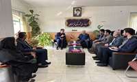 مدیر شبکه بهداشت و درمان وجمعی از مسئولین حوزه سلامت تویسرکان با فرماندار شهرستان دیدار کردند