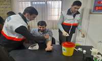 کارکنان کمیته امدادامام خمینی (ره) شهرستان تحت پایش فشارخون و قندخون قرار گرفتند