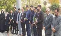 دکتر حسن یعقوبی  مدیر جدیدشبکه بهداشت ودرمان تویسرکان به همراه معاونین وچند تن از کارکنان بهداشت ودرمان با آرمان های شهدا تجدید میثاق کردند.