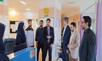  دکتر یعقوبی پس از حضور در انتخابات  از نزدیک در جریان ارائه خدمات درمانی در بیمارستان سردار شهید سلیمانی قرار گرفت
