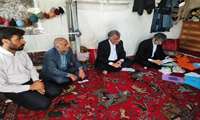 روسای دو دستگاه اجرایی تویسرکان از بیماران صعب العلاج عیادت کردند