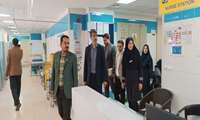 بازدید معاون توسعه دانشگاه علوم پزشکی همدان از بیمارستان سردارسلیمانی تویسرکان 