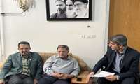 دیدار سه جانبه مدیران ارشدسلامت همدان و تویسرکان با دکتر مفتح نماینده مجلس شورای اسلامی