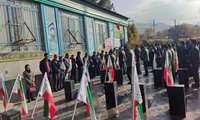 غبارروبی و عطرافشانی مزار مطهر شهدای تویسرکان