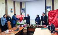 آئین رونمایی از کتاب در مرکز بهداشت تویسرکان