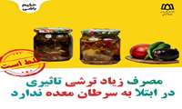 آیا مصرف زیاد ترشی تاثیری در ابتلا به سرطان معده ندارد؟