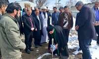 آئین کلنگ زنی احداث خانه بهداشت روستای فریازان