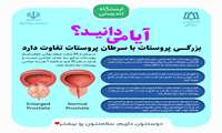 آیا میدانید؟   بزرگی پروستات با سرطان پروستات تفاوت دارد